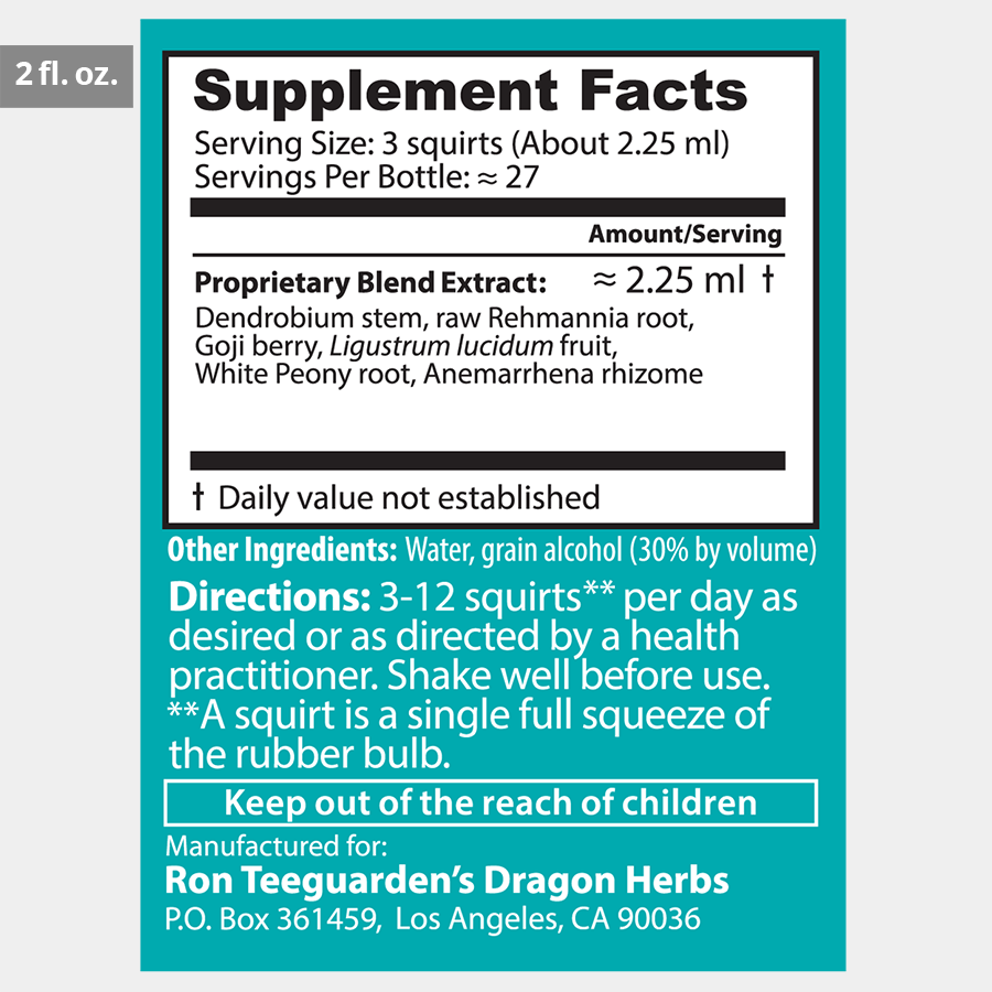 Dragon Herbs Yin Replenisher Drops 2fl oz