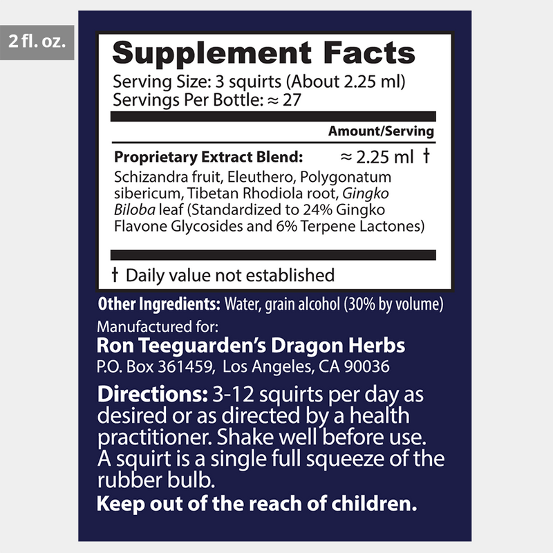 Dragon Herbs Diamond Mind Mini Drops 0.25oz (7.5ml)