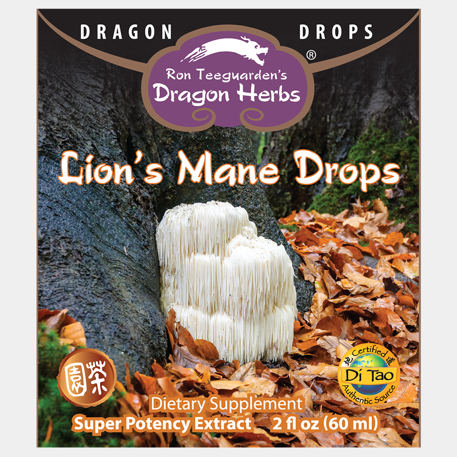 Dragon Herbs Lion's Mane Mini Drops 0.25 fl. oz. (7.5 ml)
