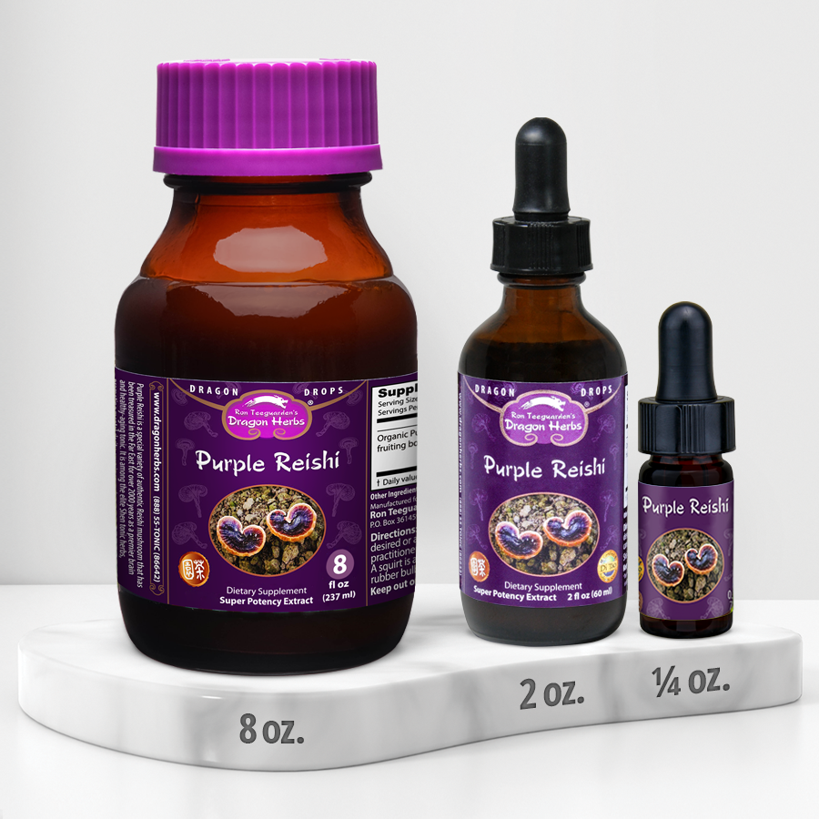 Dragon Herbs Purple Reishi Drops 2fl oz (60ml)