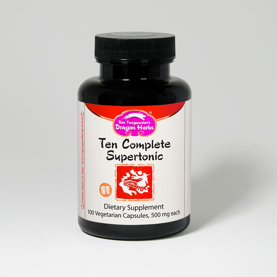 Dragon Herbs Ten Complete Supertonic 100 Capsules (500mg)