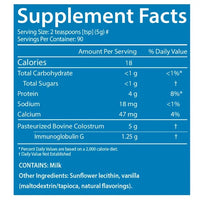 Thumbnail for Sovereign Labs - Colostrum LD® Powder, Organic Vanilla Flavor - 16 oz. (454 grams)