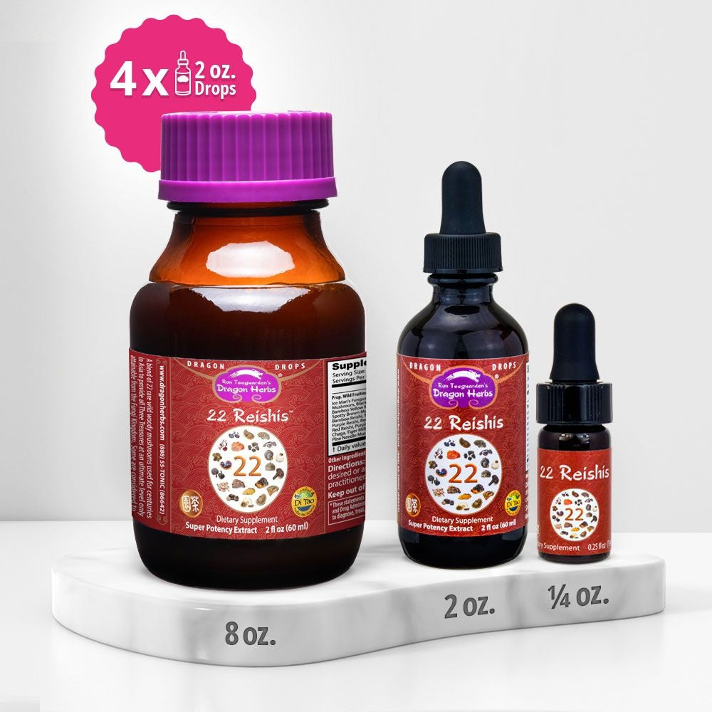Dragon Herbs 22 Reishis 2fl oz (60ml)