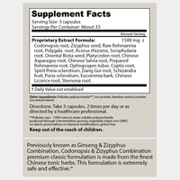 Thumbnail for Dragon Herbs Codonopsis and Zizyphus Combination (100caps 400mg)