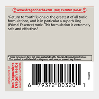 Thumbnail for Dragon Herbs Return to Youth 100caps 500mg