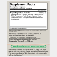 Thumbnail for Dragon Herbs Woman's Balance (Bupleurum & Dang Gui) 500mg 100caps