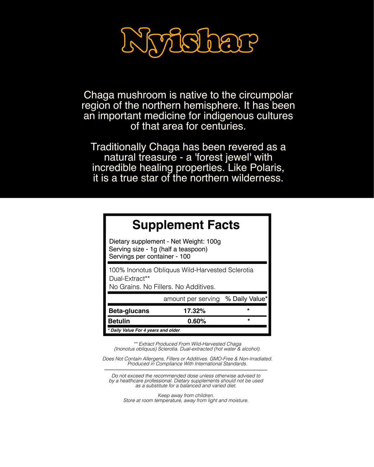 Nyishar - Chaga Polaris 100g