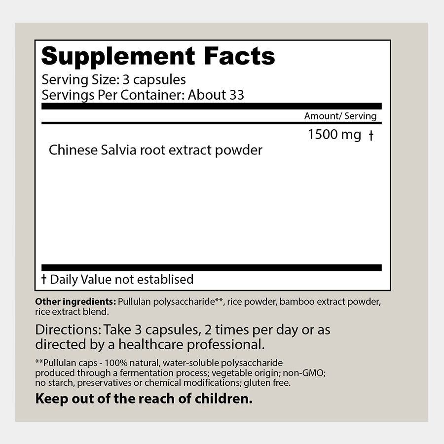Dragon Herbs - Salvia 100caps 500mg