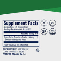 Thumbnail for Vimergy Herbs - USDA Organic Barleygrass Juice Extract Powder 500g