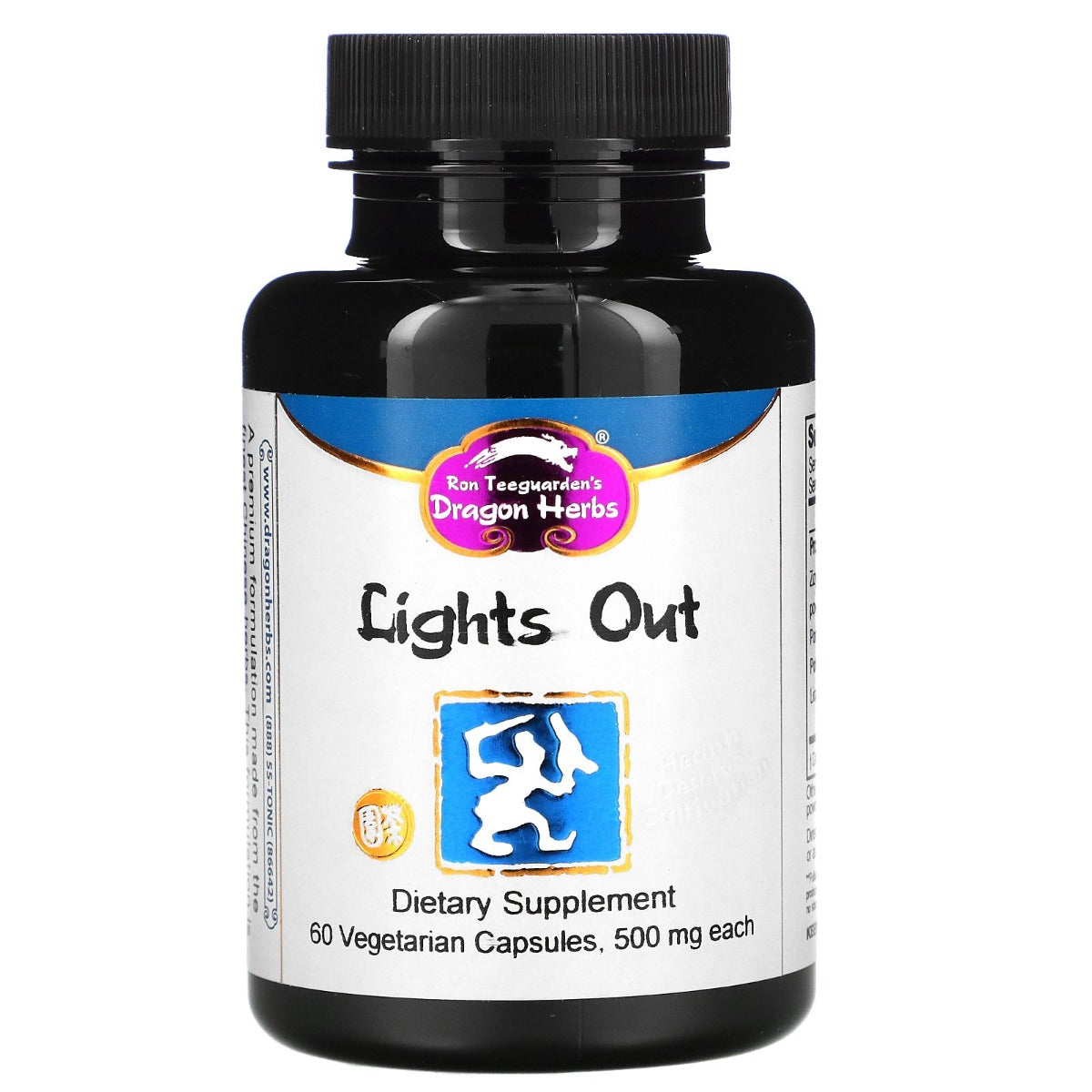 Dragon Herbs Lights Out 60caps (500mg)
