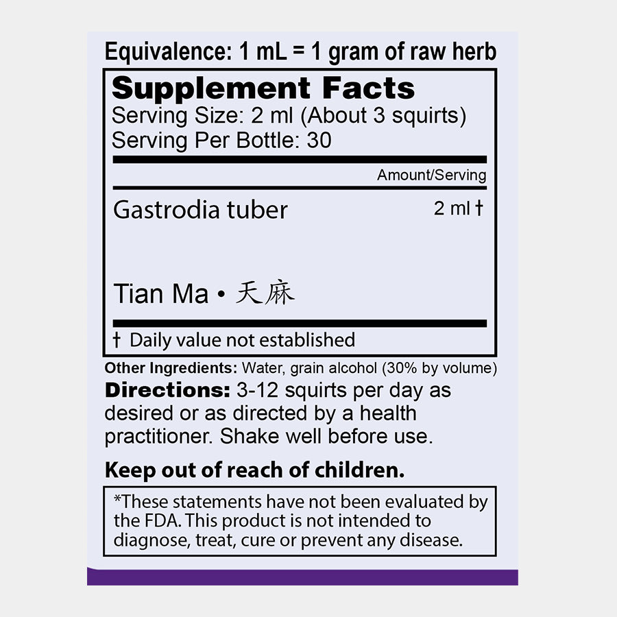 Dragon Herbs - Gastrodia Drops 2floz