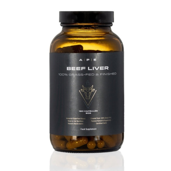 APE Nutrition - Grass-Fed Beef Liver 180caps