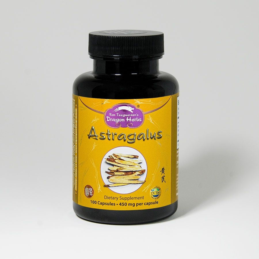 Dragon Herbs Astragalus 100 Capsules (450mg)