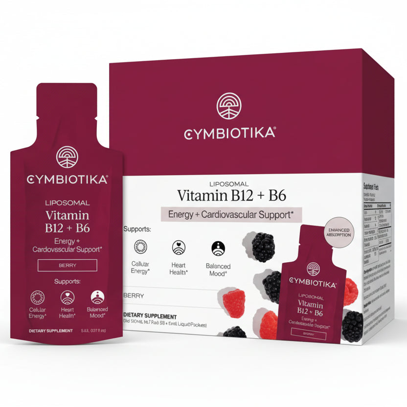 Cymbiotika - Liposomal Vitamin B12 + B6 (28 x 5ml Liquid Packets)