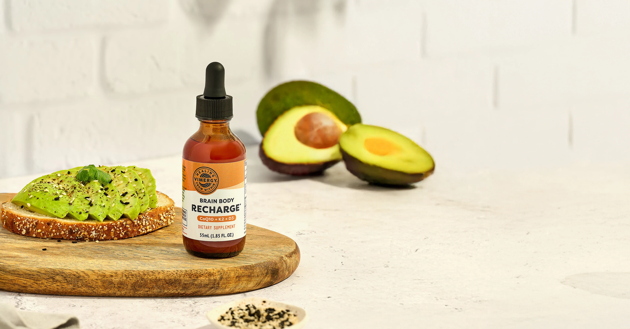 Vimergy Herbs - Brain Body Recharge 55ml (CoQ10 + K2 + D3)