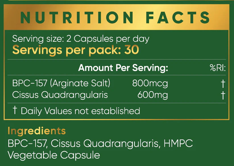 Forester Nutrition | BPC-157 Ultra | 60 caps