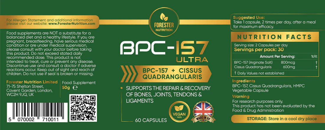Forester Nutrition | Wolverine Stack | BPC-157 and TB500 |