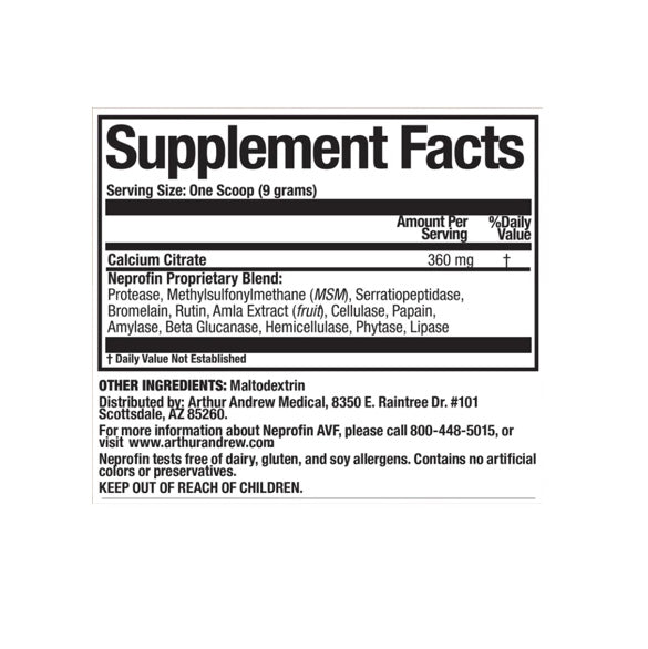 Neprofin AVF 500g (Arthur Andrew Medical) (Advanced Veterinary Formula)