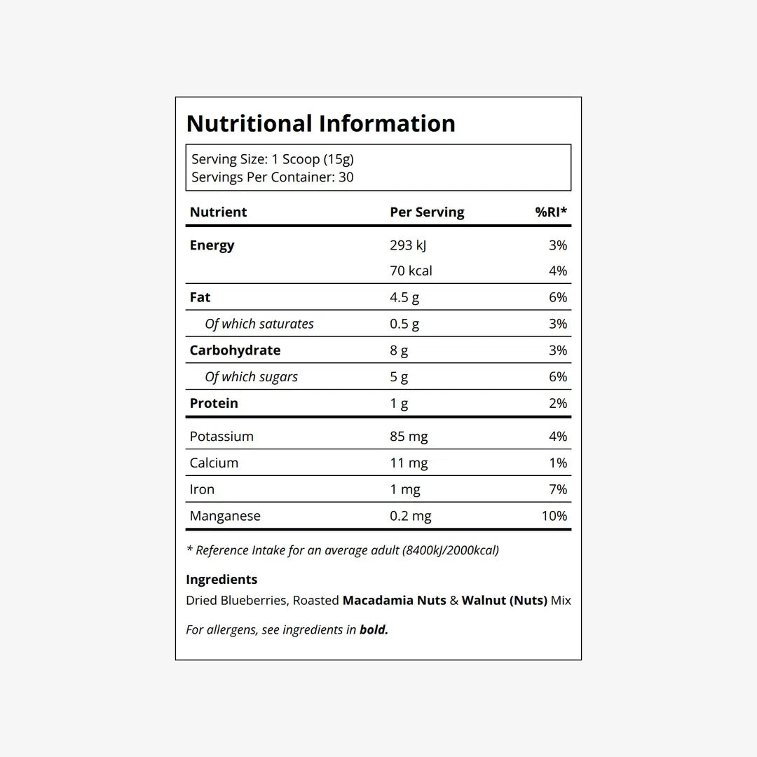 Blueprint | Blueberry Nut Mix (440g)