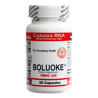 Thumbnail for Canada RNA Biochemical Inc. – Boluoke® 20mg 30 Capsules (Travel Size) Lumbrokinase