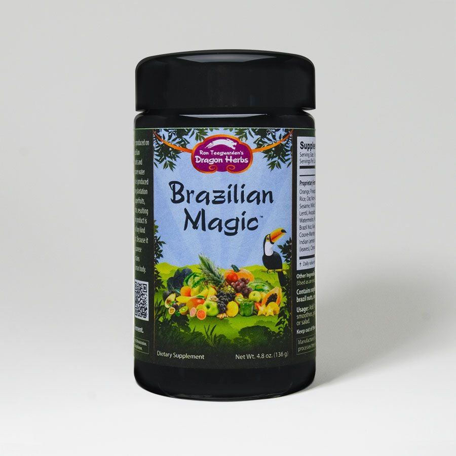 Best Before May 2024 - Dragon Herbs Brazilian Magic 4.8oz (136g) in miron glass