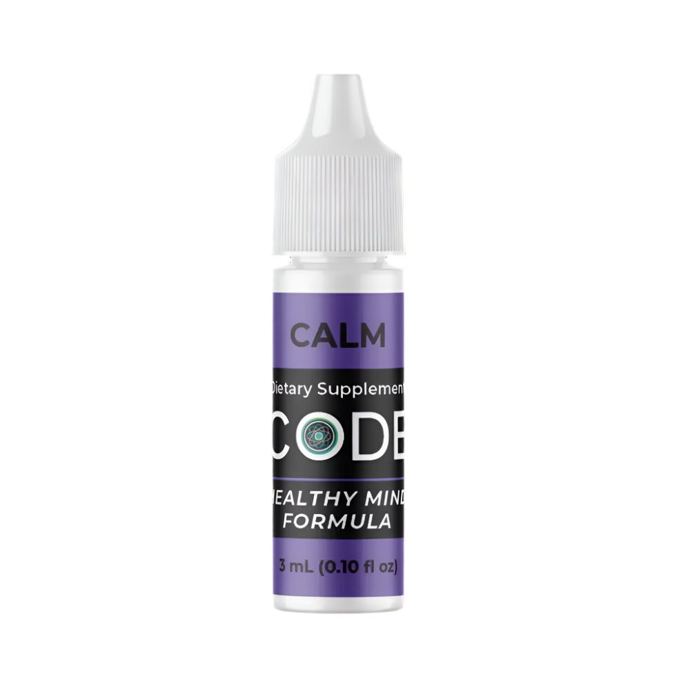 CODE Health | CALM (Healthy Mind Formula) | Each 3mL bottle contains approximately 60 servings
