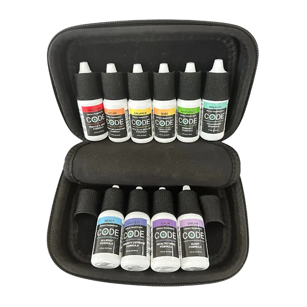 The CODE Health Kit (15mL Full Collection + Carry Case)