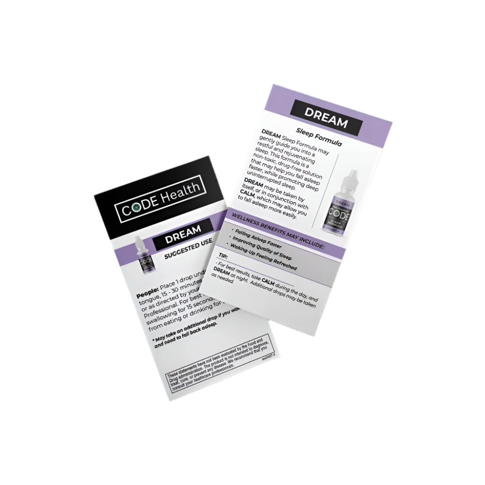 CODE Health | DREAM (Sleep Formula) | Each 15mL bottle contains approx. 300 servings
