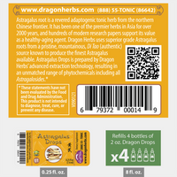 Thumbnail for Dragon Herbs Astragulas Drops 240ml (8floz)