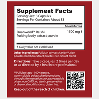 Thumbnail for Dragon Herbs Duanwood Reishi 100caps (500mg)