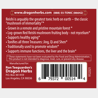 Thumbnail for Dragon Herbs Duanwood Reishi 100caps (500mg)