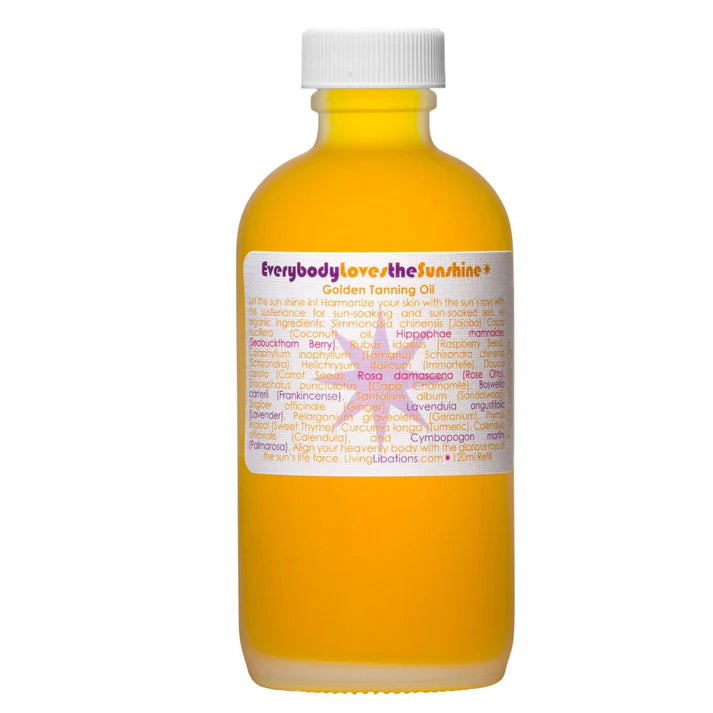 Living Libations - Everybody Loves the Sunshine Golden Tanning Oil (120ml Refill)