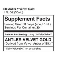 Thumbnail for Surthrival Immortal Velvet GOLD (elk antler velvet) 30ml