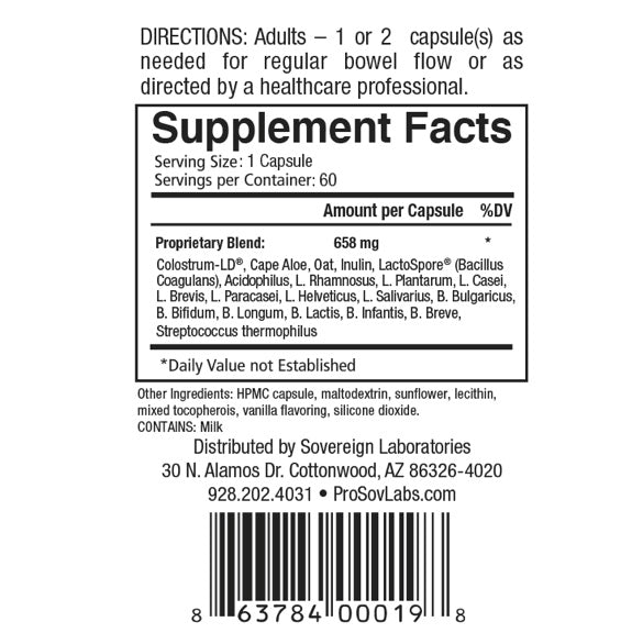 Sovereign Labs - Gastro Defense™ Daily Therapy - 60caps