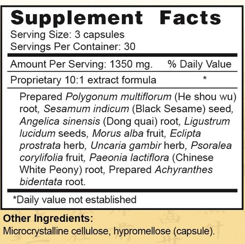Jing Herbs Beautiful Hair 450mg 90caps