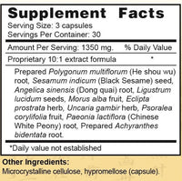 Thumbnail for Jing Herbs Beautiful Hair 450mg 90caps