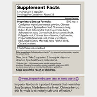 Thumbnail for Dragon Herbs Imperial Garden 100 Capsules 500 mg each