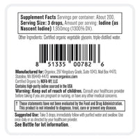 Thumbnail for Organixx Iodine 1fl oz