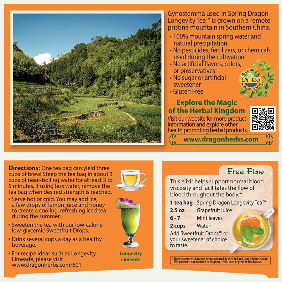 Dragon Herbs Spring Dragon Longevity Tea