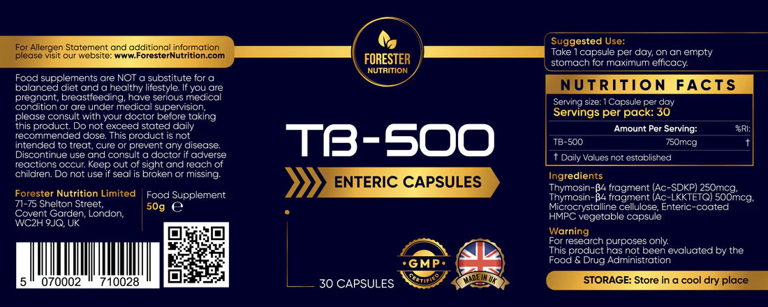 Forester Nutrition | Wolverine Stack | BPC-157 and TB500 |