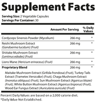 Thumbnail for New Alpha Nutrition - Longevity Mushroom Complex 60caps