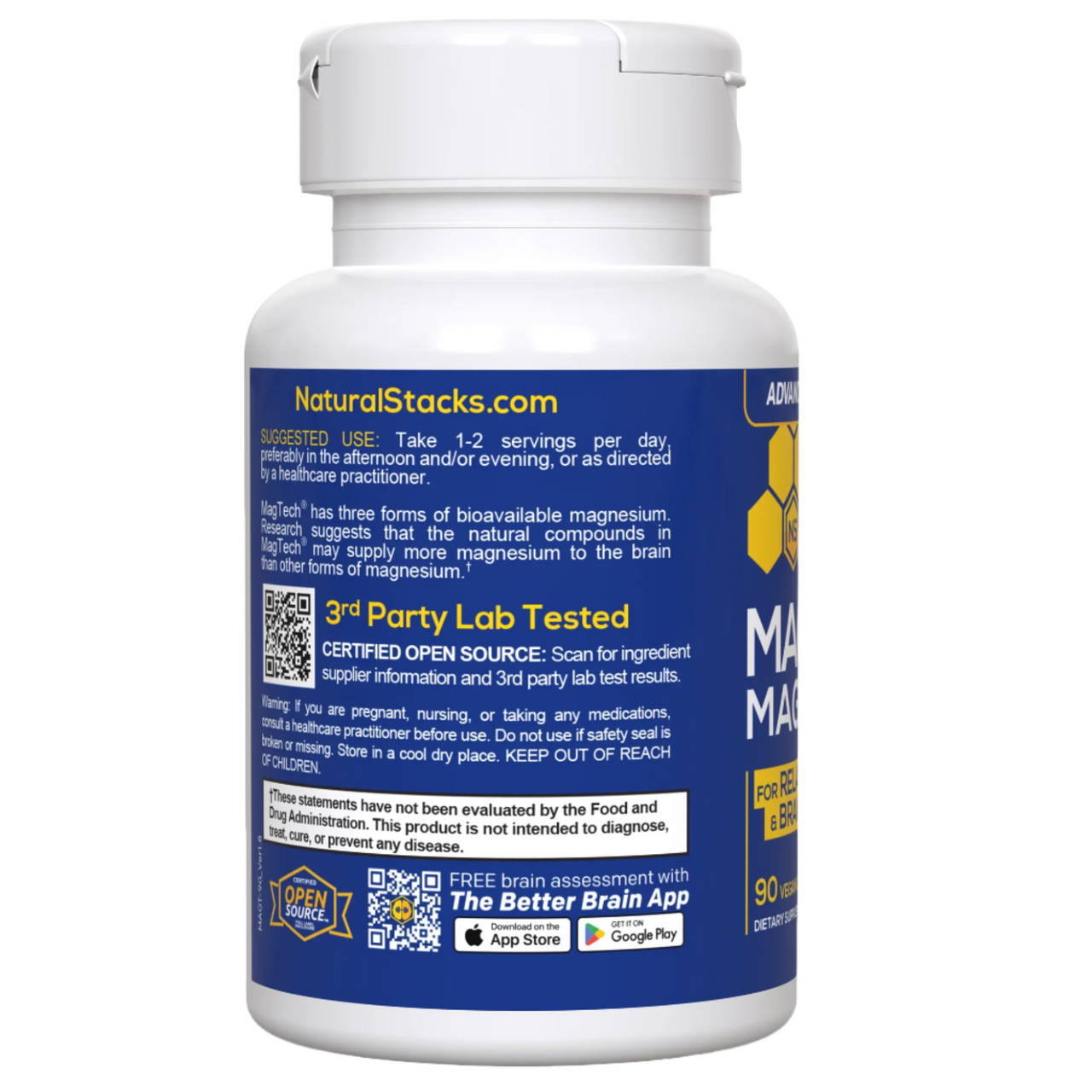 MagTech™ Complex: 90 Capsules (Natural Stacks)