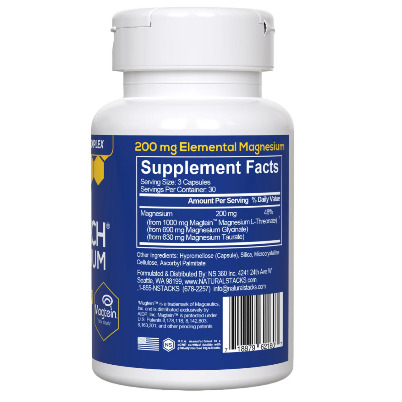MagTech™ Complex: 90 Capsules (Natural Stacks)