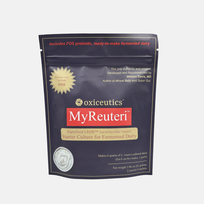 Oxiceutics | MyReuteri - Fermented Dairy Starter Culture (plus FOS and Inulin) | 6 Sachets