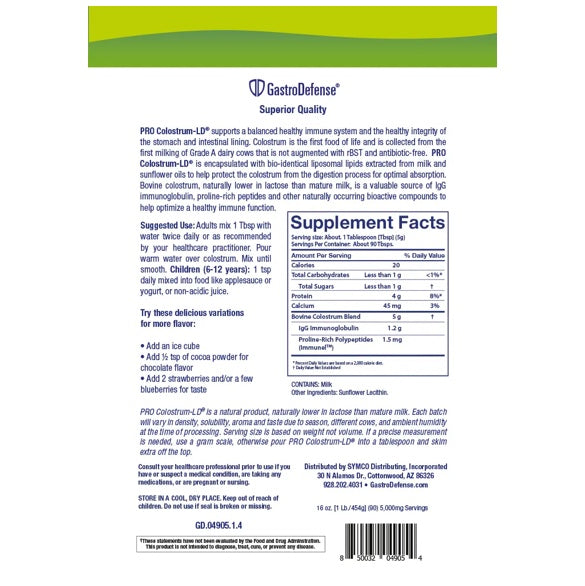 Sovereign Labs - PRO Colostrum LD® Powder - 50g Sample bag