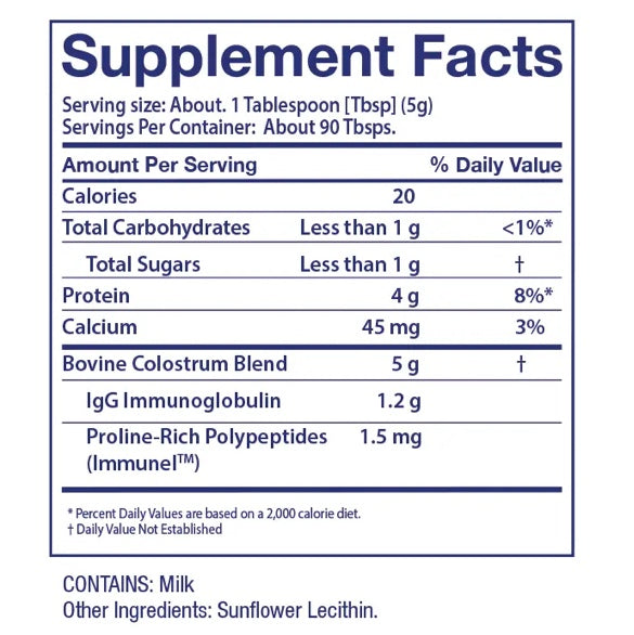 Sovereign Labs - PRO Colostrum LD® Powder - 50g Sample bag