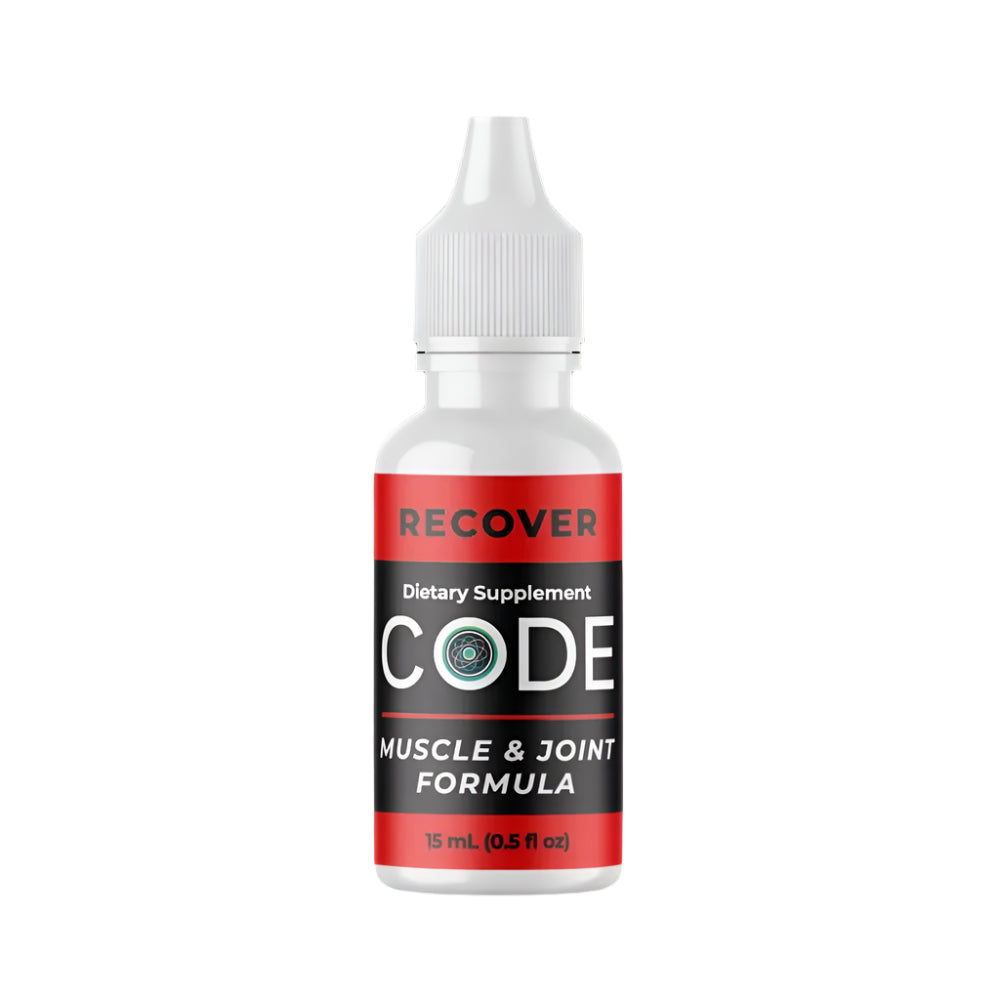 CODE Health | RECOVER (Muscle & Joint Formula) | Each 15ml bottle contains approx. 300 servings