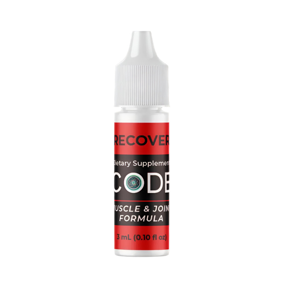 CODE Health | RECOVER (Muscle & Joint Formula) | Each 3ml bottle contains approx. 60 servings