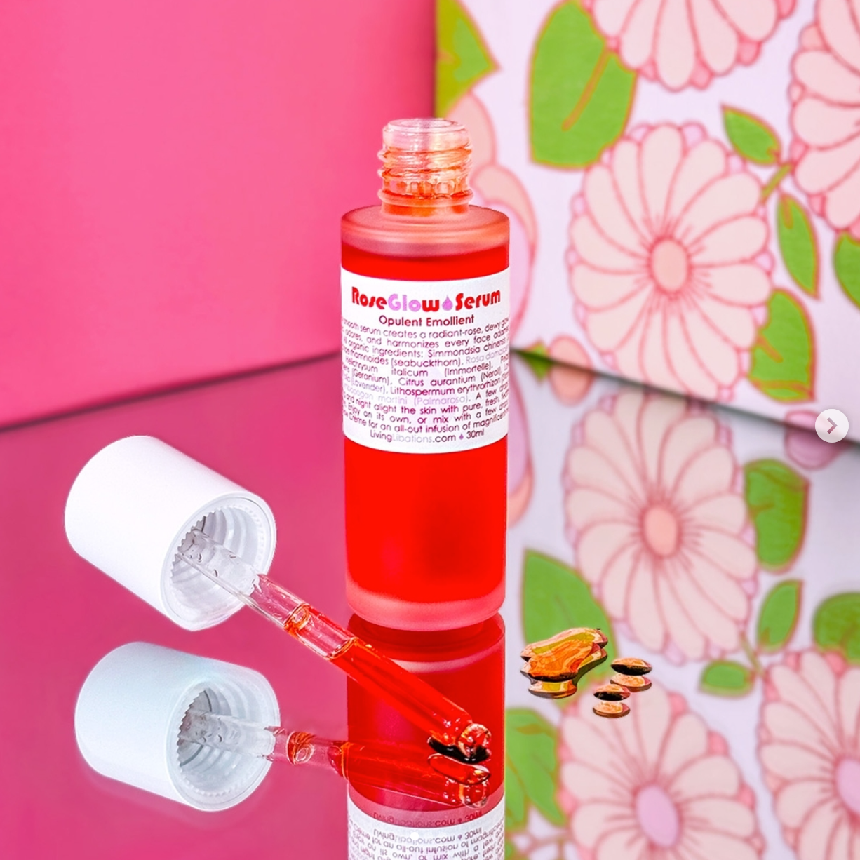 Living Libations Rose Glow Serum (30ml)