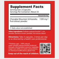 Thumbnail for Dragon Herbs Schizandra 100 caps (500mg)